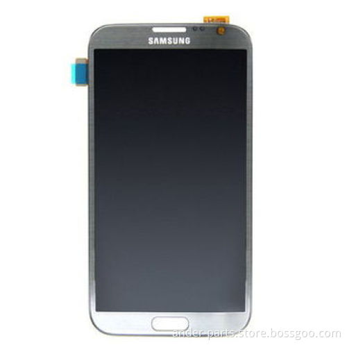 Wholesale price brand new LCD with digitizer for Samsung Galaxy Note 2 n7100, white/black